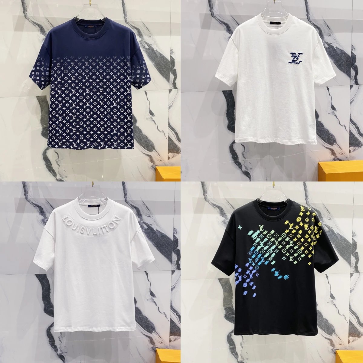 Louis Vuitton Monogram Gradient & Embroidered T-Shirts Kakobuy spreadsheet find