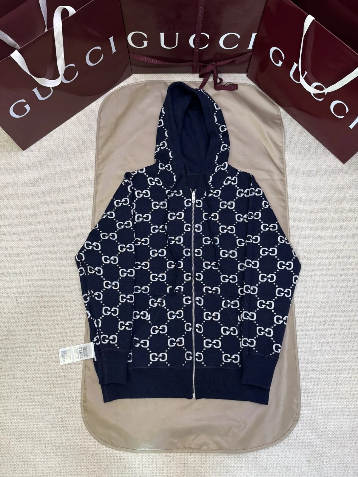 Gucci Gg Wool Hoodie Kakobuy jackets spreadsheet listing