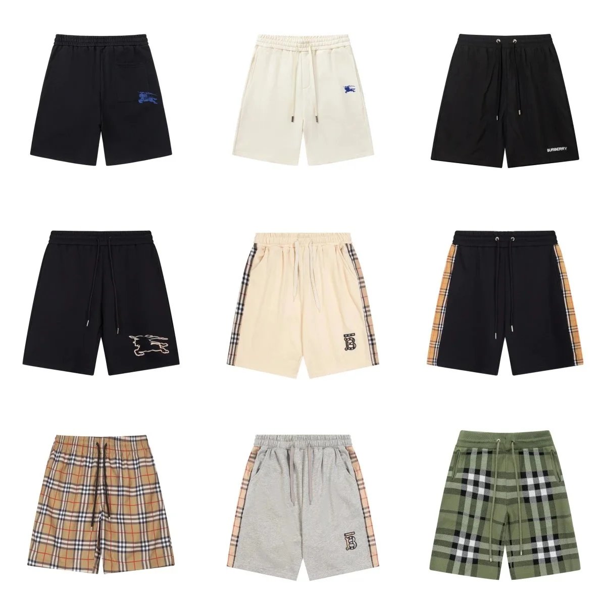 Burberry Check & Logo Shorts Kakobuy pants spreadsheet listing