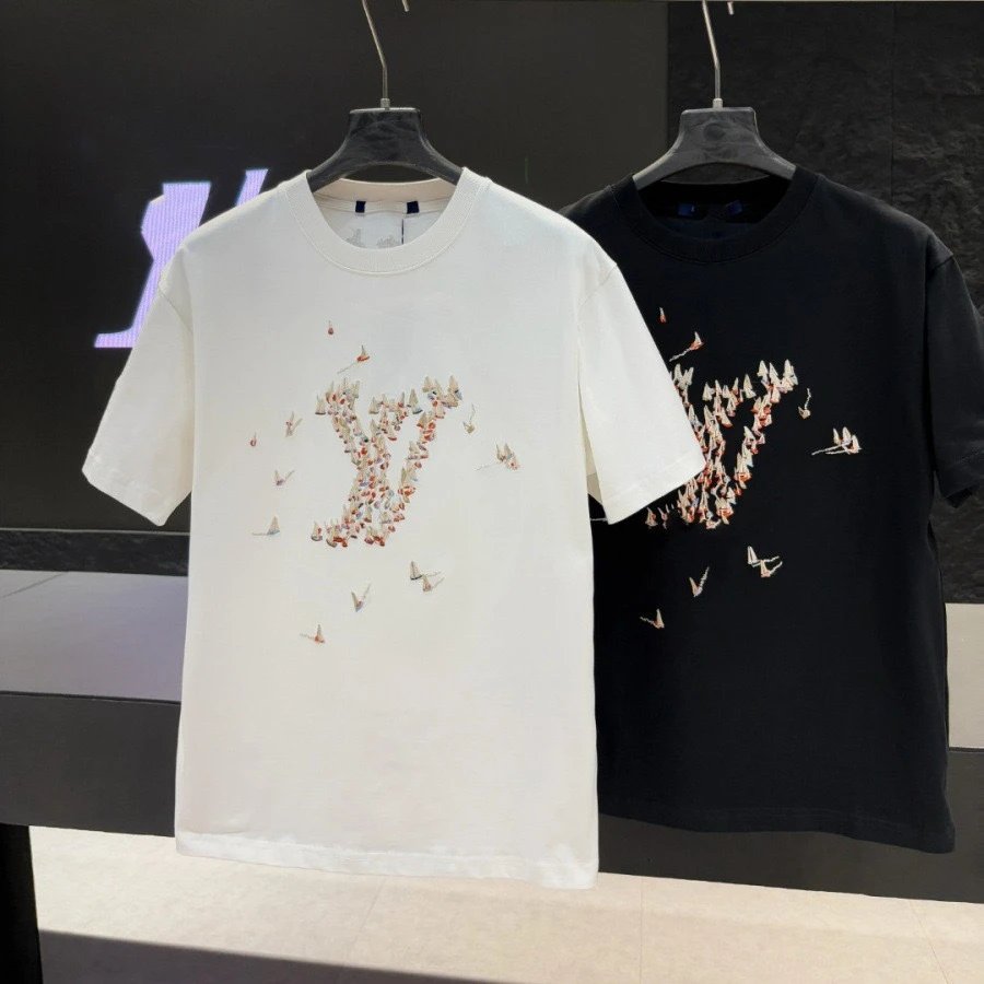 Louis Vuitton Birds T-shirt Kakobuy t-shirts spreadsheet listing